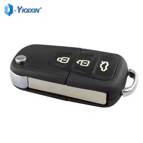 YIQIXIN Folding 3 BUTTONS Remote Car Key Control Shell For Lifan X60 X50 Replacement Fob Uncut Blade