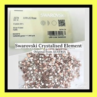 ❤❤70pcs/Hotfix ORIGINAL Swarovski Crystalised Elements (ss16 & ss10) Batu Tampal Swarovski  Austria 