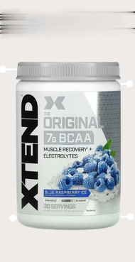 Xtend, The Original BCAA 7 g. Blue Raspberry Ice flavor, 14.8 oz. (420 g.)