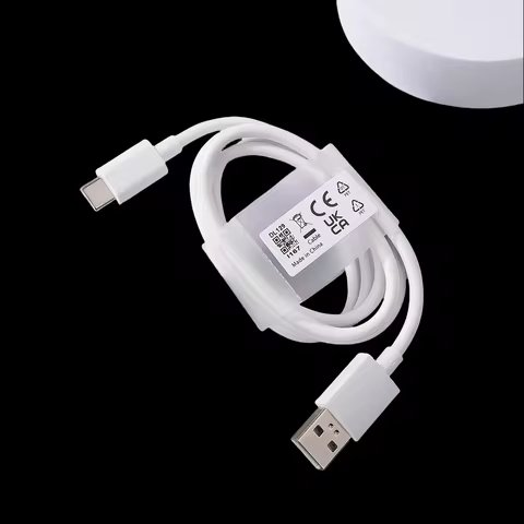 Oppo Cable 65w 45w 33w Original Supervooc Charger Cable Type C OPPO A3 A5 A3X A5X F29 F27 Pro Reno 9