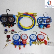 CZ double meter gas peti sejuk / penghawa dingin r22 r410a r32 r134a r600a r12 r502 r404a r407c 气压双表