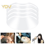 [YDV] 100Pcs Salon Haircut Face Mask Hair Dyeing Protector Cover Disposable Transparent Haircut Mask