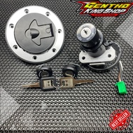 KUNCI KONTAK KAWASAKI NINJA R S SS SET TUTUP TANK TANGKI KAWASAKI DETAIL ORI 4 IN 1