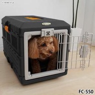IRIS 小型犬貓狗折疊籠 寵物航空摺疊運輸籠 外出提籠 訓練籠 車載籠 FC-550（不含輪帶）每件2,200元