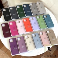 iphone 15 / 15 PLUS / 15 PRO / 15 PRO MAX | Full Cover Silicone Case Anti-Stain 1:1 Premium Velvet C