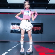 Kids Dance Outfit Hip Hop Shirt Hiphop Costume Kids Crop Top Girl Jazz Dance Costume Kids Catwalk Pe