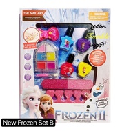 READY STOCK💥FROZEN SET B  Kids Make up Kit Set mekap Budak Perempuan Main Mekap Belajar Mekap Kid Li