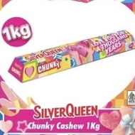 Silverqueen chunky bar Jumbo 1 kg silver queen chocolate cashew bar Valentine's edition