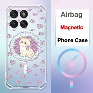 For  Legion Y70 5G Magsafe Magnetic Clear Case For Lenovo Legion Y70 2026 Airbag Cover  Legion Y70 2