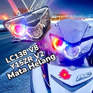 Y15ZR V2 135LC V8 EAGLE EYE LED HEAD LAMP MATA HELANG LAMPU DEPAN CUSTOM PNP