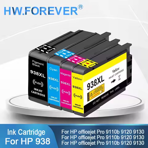 936 937 938 936XL 937XL 938XL 938e 936e 937e Compatible Ink Cartridge For HP OfficeJet Pro 9110e 912