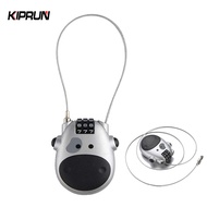 KIPRUN Cable Lock, 3 Digit Password Combination Lock Mini Travel Padlock Safety Number Lock with 65c