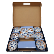 松村窯 日式簡約6碗3盤 UP-A0363  Multi-color  碗 直徑11.5 x 6cm + 盤 直徑20.5cm x 4.2cm  1組