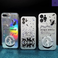 Phone Case BTS Black Swan For iPhone 13 12 Electroplate Cover For iphone 6 6s 7 8 SE2020 SE 2022 7Plus 8Plus X XS XSMAX 11 Pro 11Promax 13Pro max 13 Pro 12 Mini Soft Anti Shock C