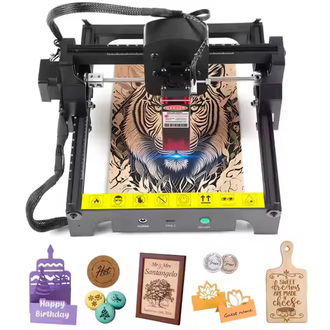 Z35 Laser Engraver 3.5W Laser Power Cutter Machine Higher Accuracy Fast Engraving Speed 12000mm/min 