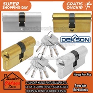 CYLINDER CYL DC KK DL70MM PB SN DEKKSON HOUSE DOOR LOCK 5 CHILDREN KEY CYLINDER LOCK DEKSON LOCK KNO