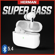 HERMAN TWS NEW Bluetooth Earphone 5.3 HIFI Wireless Headset Earpod Earbuds Build In Microphone Suita
