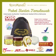 Roro Mendut Starter Temulawak Anti Acne Brightening Skincare Cream Package