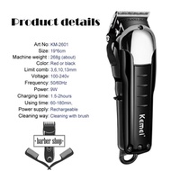 Kemei KM 2608 Alat Cukur Rambut Hair Clipper Cordless Professional Washable Mesin Cukuran KM-2608