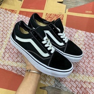 Vans Old Skool Sneakers In Black And White For Men And Women High Quality full box bill