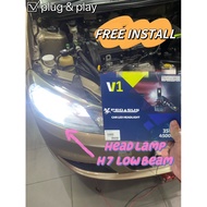 Saga FLX H7 low beam LED （ PEGASUS V1 35w 9000LM）H7 4300k /6000k