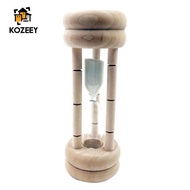 [KOZEEY] 3 Minute Wooden Hourglass Sand Timer for School Classroom Game Teaching
