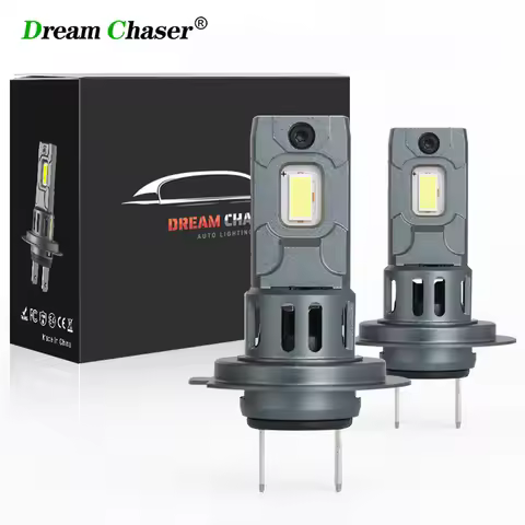Dream Chaser H7 LED Headlight Bulb Mini Wireless 120W 6500K CSP for Car Headlamp Auto Diode Lamps H7