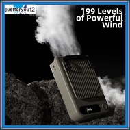 [JTFY] High Speed Waist Fan with 5 Speed Levels USB Rechargeable 3600mAh Battery