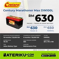 DIN100L | CENTURY | BATERI KERETA