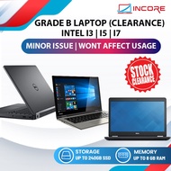 GRADE B LAPTOP (Harga Murah) - Mix Brand Laptop INTEL I3 I5 I7 Laptop Budget Notebook Komputer Murah