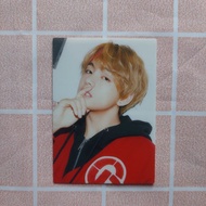 Bts THE BEST photocard taehyung v clear photocard