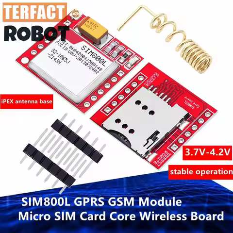 1~10PCS Mini Smallest SIM800L GPRS GSM Module Micro SIM Card Core Wireless Board Quad-band TTL Seria