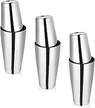 Hyuetrsa 6 Pcs Cocktail Shakers Professional Bar Shaker Boston Shaker Set Martini Shaker Drink Mixer