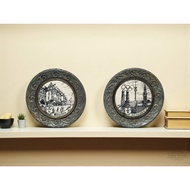 Vintage Munchen Pewter Miniature Souvenir Plate Germany