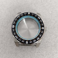 43mm Stainless Steel Watch Case Aluminum Bezel Sapphire Crystal Watch Accessories for NH35/NH36 Move