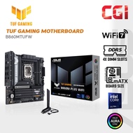Asus TUF Gaming B860M-Plus-WiFi 8800+ MT/s DDR5 PCIe 5.0 WiFi 7 Windows 11 Aura Sync Motherboard