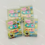 SpongeBob Hair Clip Set Of 4 Pieces Pastel Colors From China