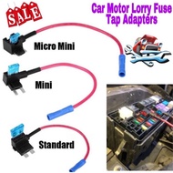 Fuse Holder Fuse Tap add on(Fuse box,car fuse motor Lori add circuit tap mini micro standard motor f