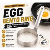 Rhino Stainless Steel Egg Ring / Bunjo (7.5cm/8.5cm) Jenama Rhino TELUR ACUAN BANJO BURGER BUNJO 钢蛋圈