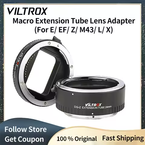 Viltrox AF Macro Extension Tube Lens Adapter for Sony E Canon EF Nikon Z Panasonic Olympus M43 Leica