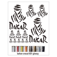 Sticker cutting/sticker dakar/sticker car motorbike dakar