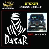 Sticker Rally Dakar 6 color pilihan