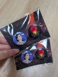 IU 韓國戲院 電影《IU CONCERT:The Golden Hour》週邊 badge 襟章