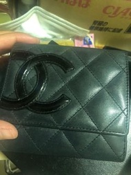Chanel Wallet銀包，黑粉紅，經典