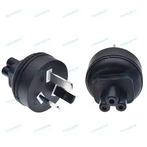 Australia Type I Plug to IEC320 C5 AC Power Conversion Plug,IEC C5 Female socket to SAA pulg power a