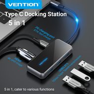 【COD】Vention HUB Type C Docking Station Thunderbolt 3 bộ chuyển đổi Type C PD 87W power port USB C t