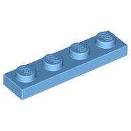 Lego 3710 Plate 1 x 4 medium blue