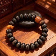 Crystal.EAA 設計款水晶手鏈 檀木幽光 黑檀 崖柏木