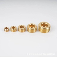Brass Hexagon Socket Plug Mold Cooling Water Road Wire Plug Stuffy Head Oil Plug Plug 1 Point 2 Poin
