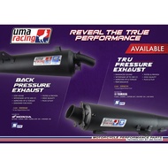 UMA Racing Exhaust Pipe VF3I/LC135/Y15ZR/RS150R TRU & BACK PRESSURE YAMAHA Y15, LC 4S, RS